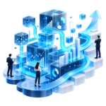 Illustrazione di analisi dei dati e crescita del business